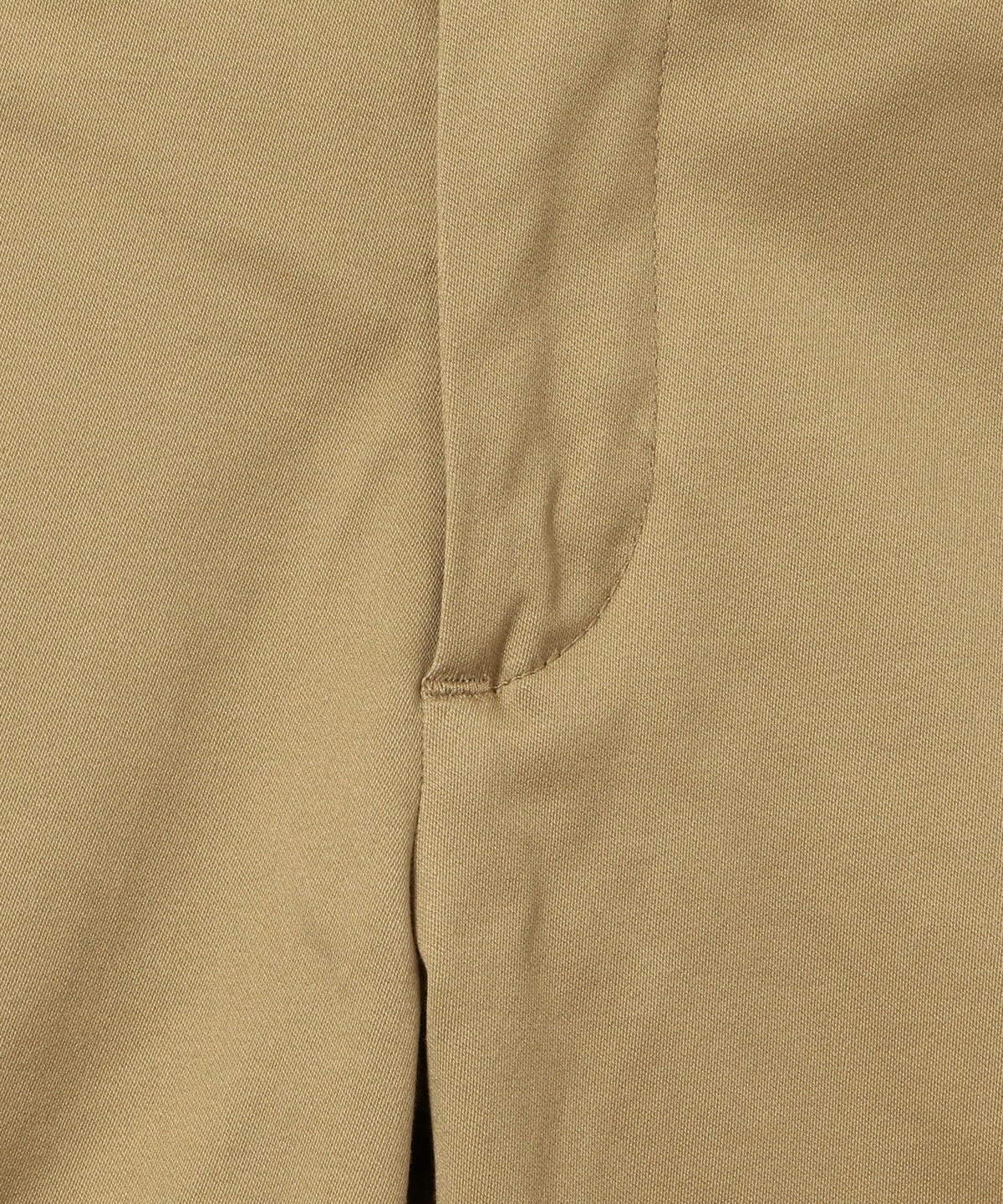 BELLINI:コットンサテンテーパードパンツ