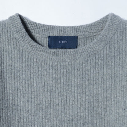SHIPS:HEM LACE KNIT OP