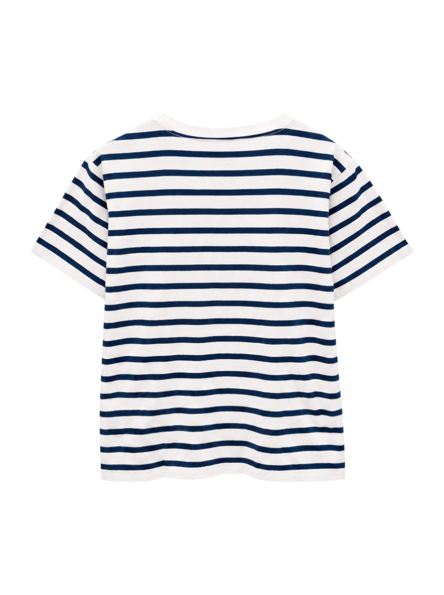 SU: スモール フラワー エンブロイダリー Tシャツ