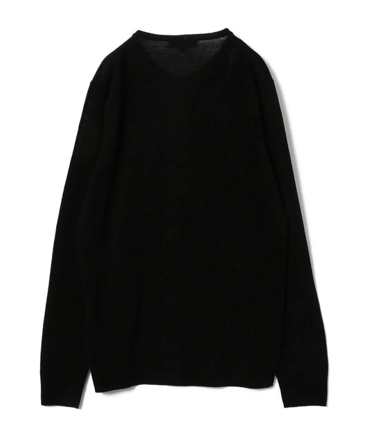 PrimaryNavyLabel:シルクリネンクルーネックカーディガン