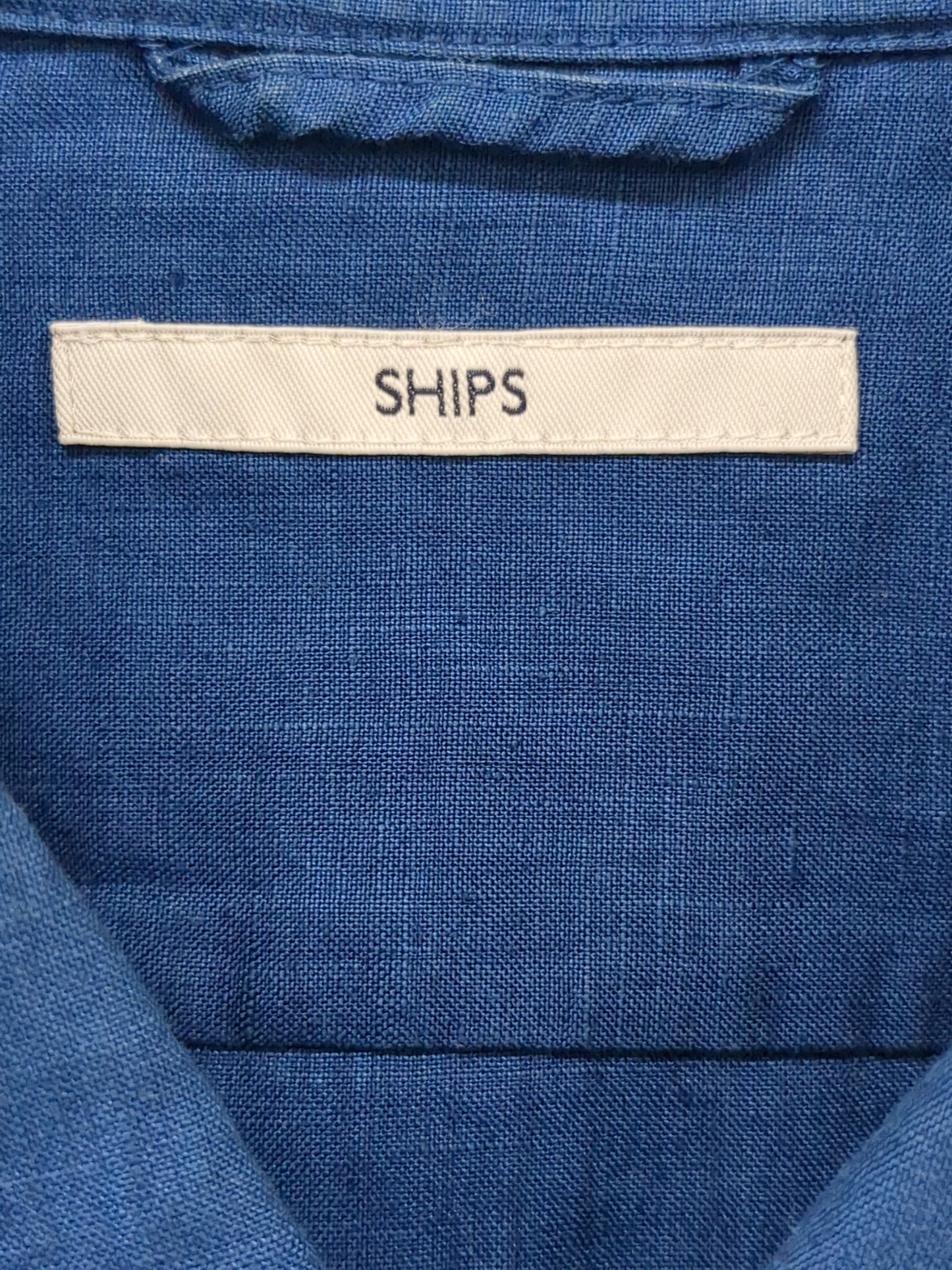 SHIPS: リネン フレンチカラー 7スリーブ シャツ