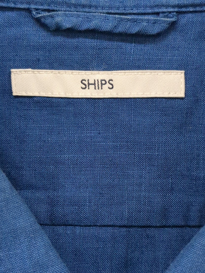 SHIPS: リネン フレンチカラー 7スリーブ シャツ