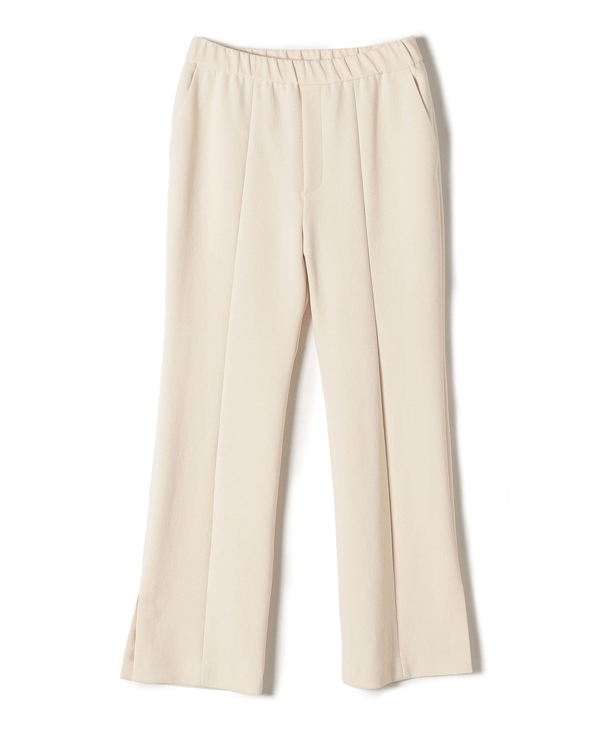 〈手洗い可能〉ストレッチサイドスリットフレアパンツ