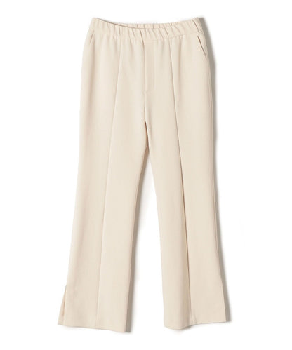 〈手洗い可能〉ストレッチサイドスリットフレアパンツ