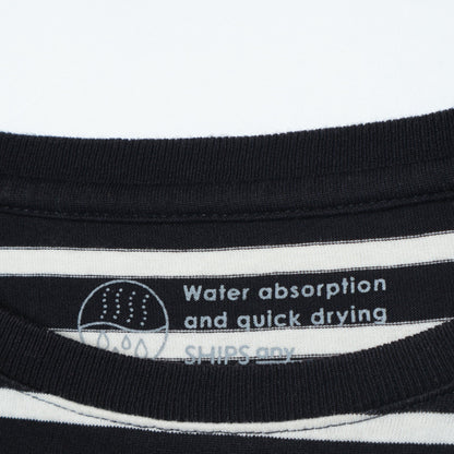 SHIPS any: 〈吸水速乾〉ラウンドヘム ロングスリーブ TEE2