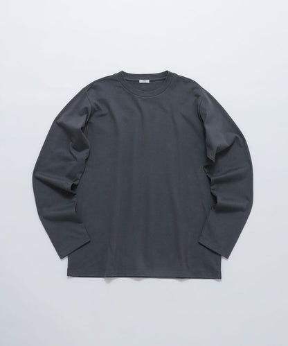 SHIPS: 抗菌・防臭 NANO-FINE(R) ハイゲージ クルーネック Tシャツ (ロンT)