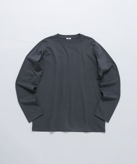 SHIPS: 抗菌・防臭 NANO-FINE(R) ハイゲージ クルーネック Tシャツ (ロンT)