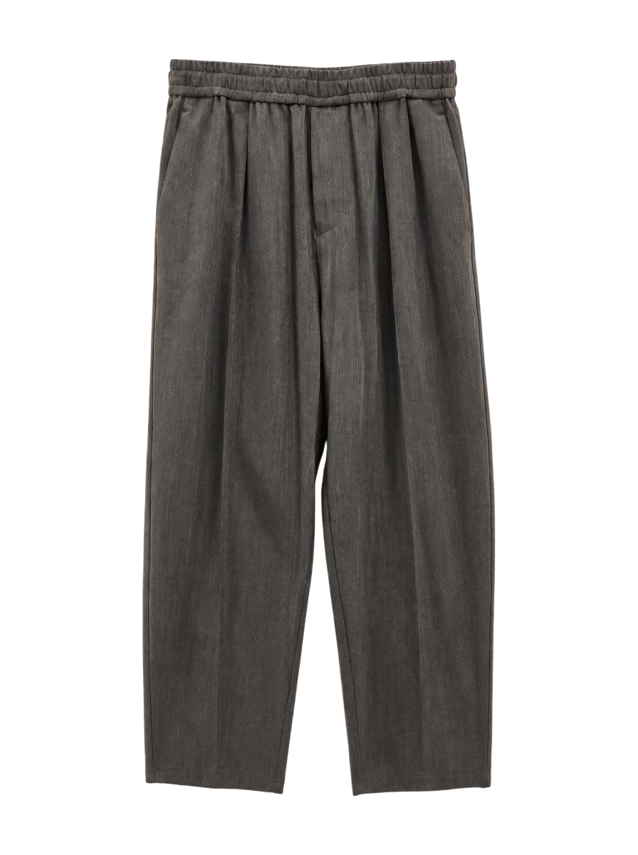 SHIPS:LINEN LIKE WIDE PIN TUCK SL