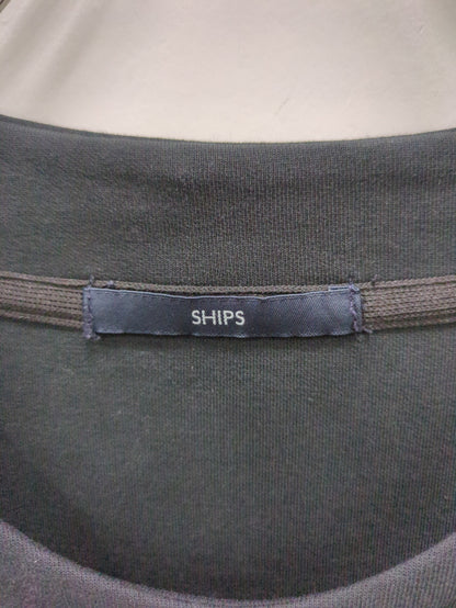 【WEB限定】SHIPS: テレワーク ビズ ワンポイントロゴ ハイゲージ ダブルニット スウェット