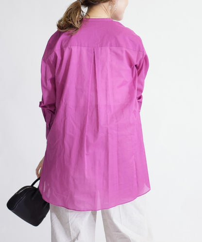 ピンタックハオリシャツ