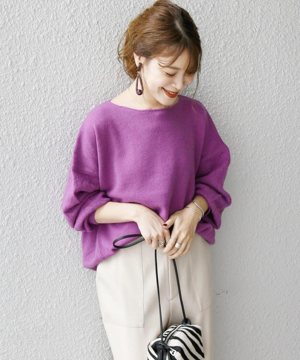 SABLEボートネックプルオーバー