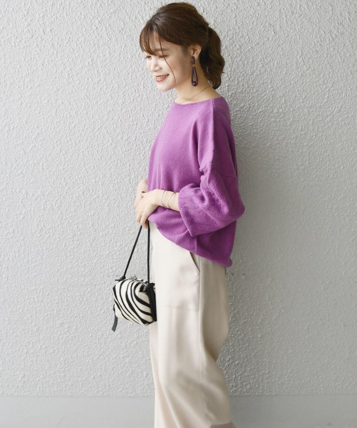 SABLEボートネックプルオーバー