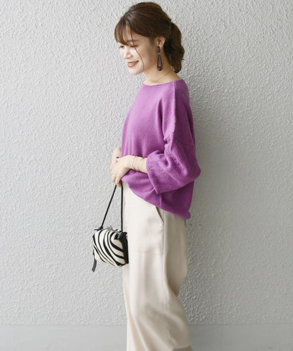 SABLEボートネックプルオーバー