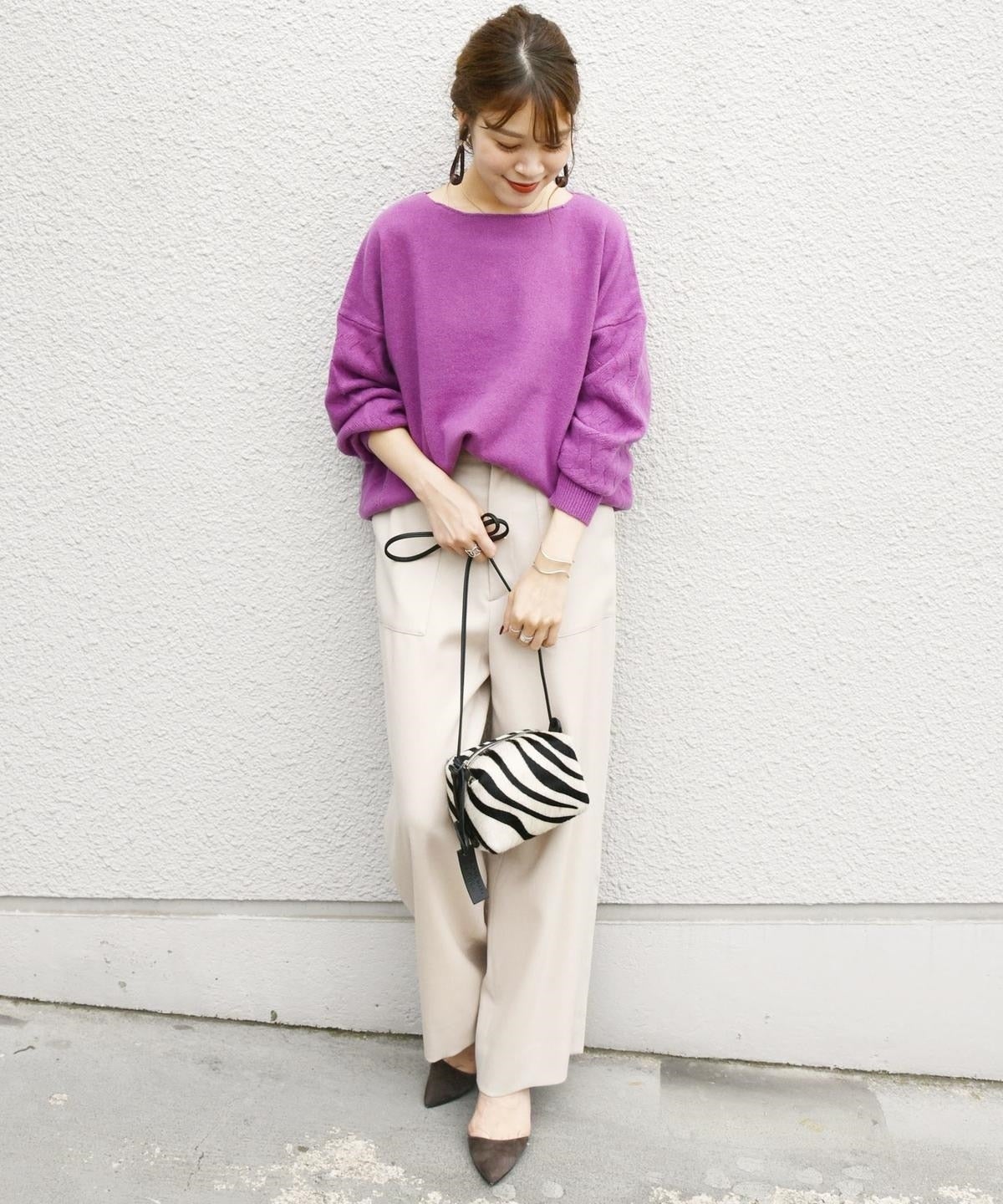 SABLEボートネックプルオーバー