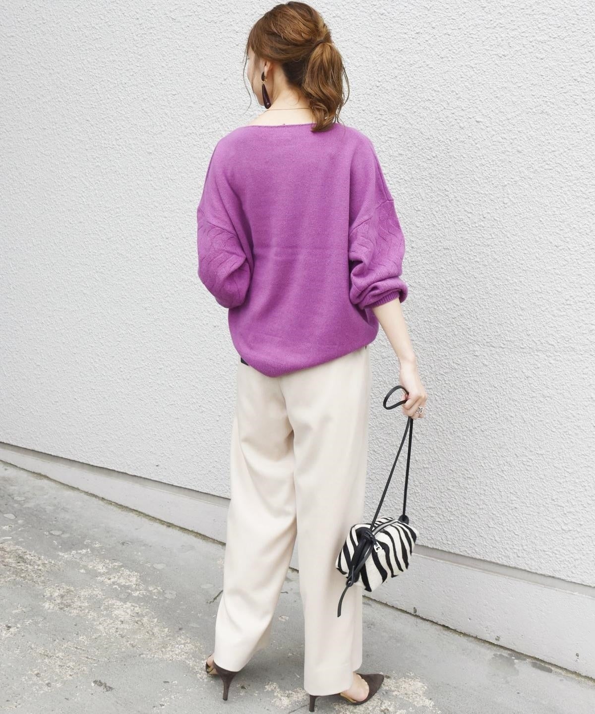 SABLEボートネックプルオーバー