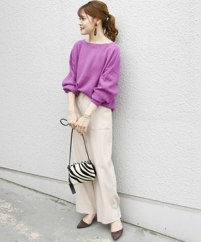 SABLEボートネックプルオーバー