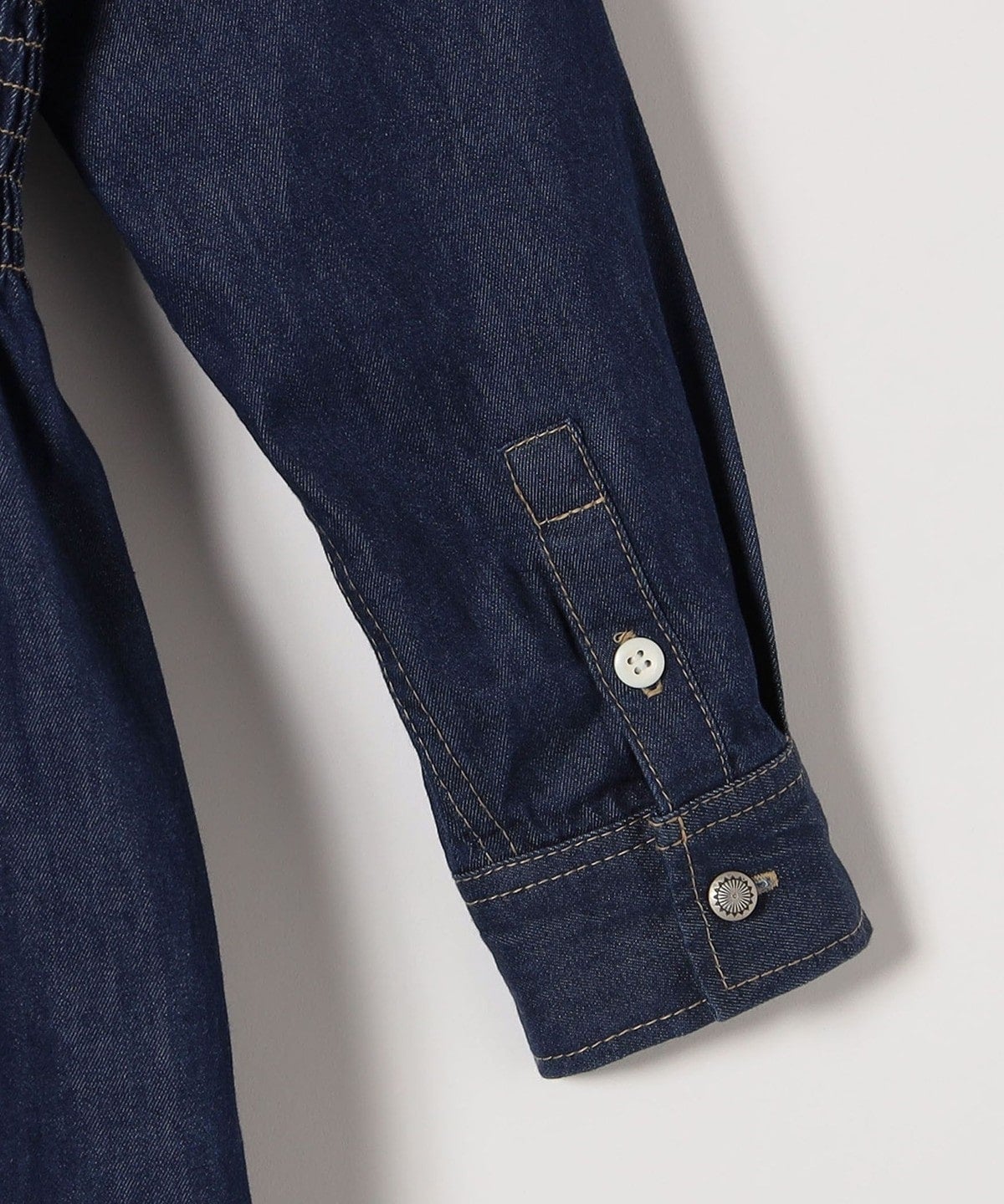 SHIPS any: シャーリング デニム ポケット ワンピース ［SHIPS any DENIM］