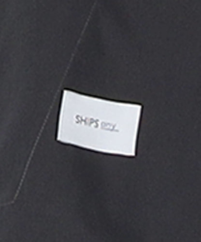 SHIPS any: 〈洗濯機可能〉ウールライク ノープリーツ ワイド ストレート パンツ