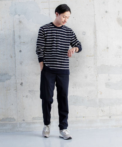 【WEB限定】SHIPS: 《ガシガシ洗える》 抗菌・防臭 ハイゲージ ケーブル クルーネック ニット