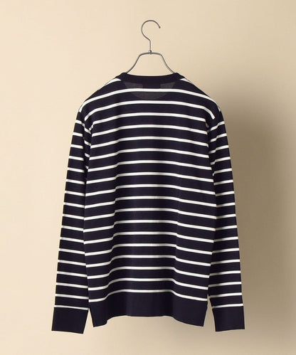 【WEB限定】SHIPS: 《ガシガシ洗える》 抗菌・防臭 ハイゲージ ケーブル クルーネック ニット