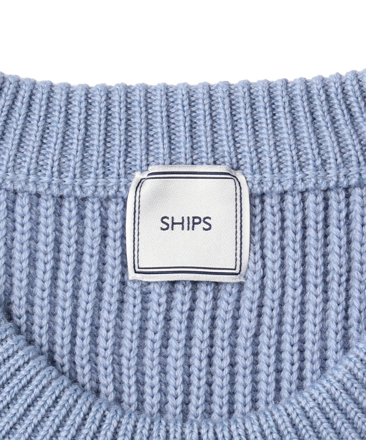 DC:7ゲージ 奥山  畦編み クルーニット ベスト