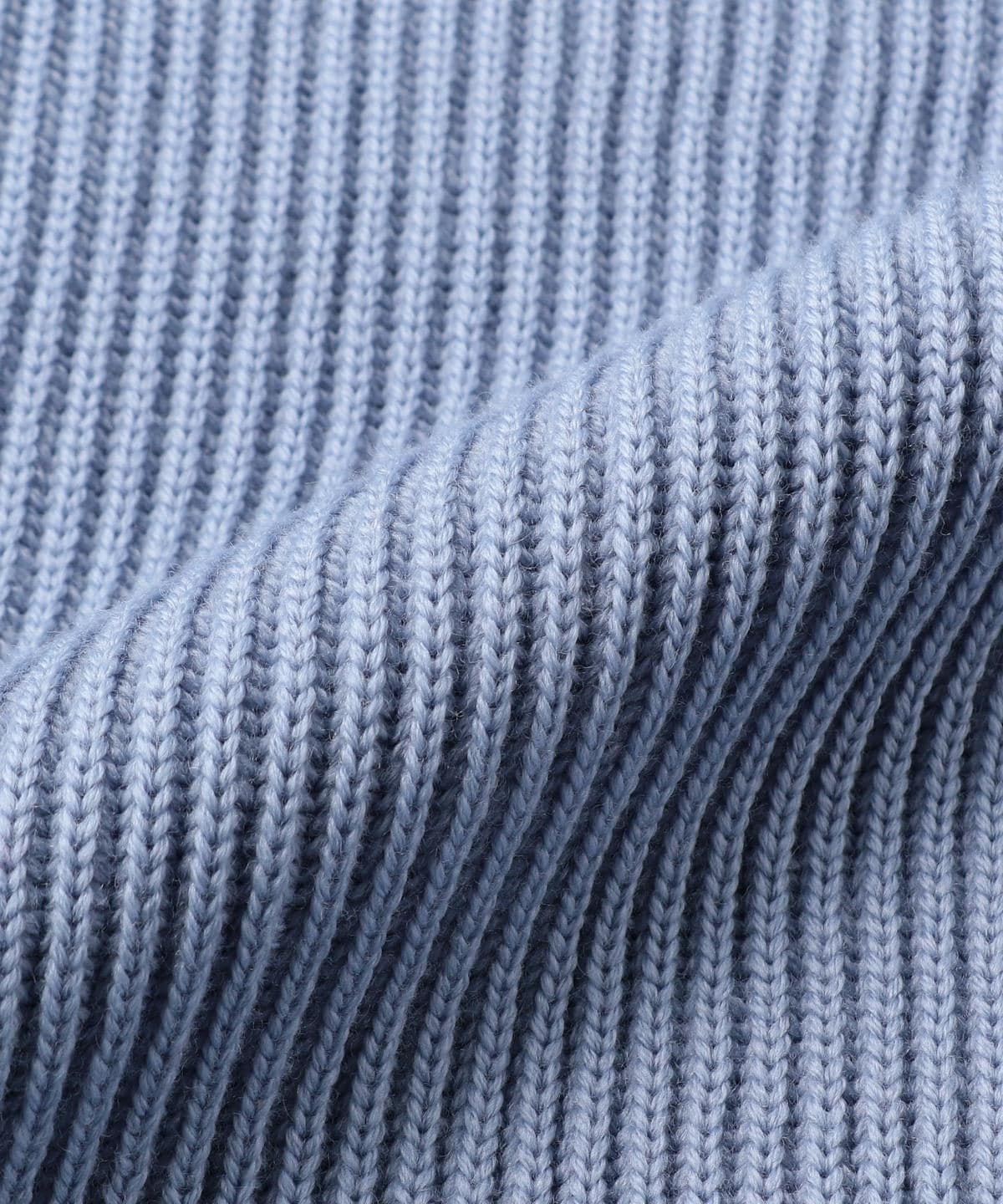 DC:7ゲージ 奥山  畦編み クルーニット ベスト