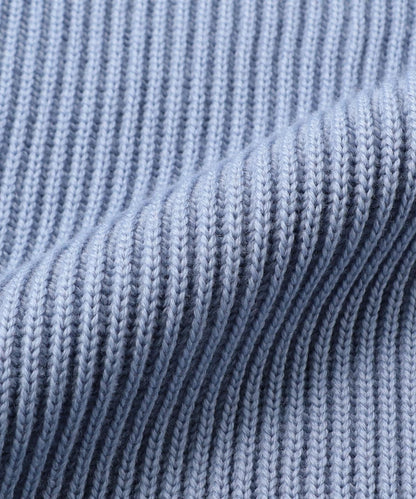 DC:7ゲージ 奥山  畦編み クルーニット ベスト