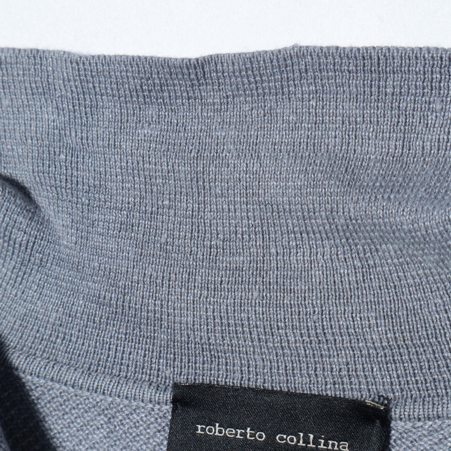 ROBERTO COLLINA: LINEN PIQUE POLO