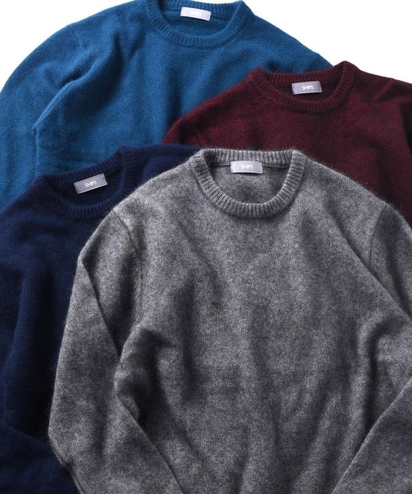 SU: MIX WOOL クルーネック ニット