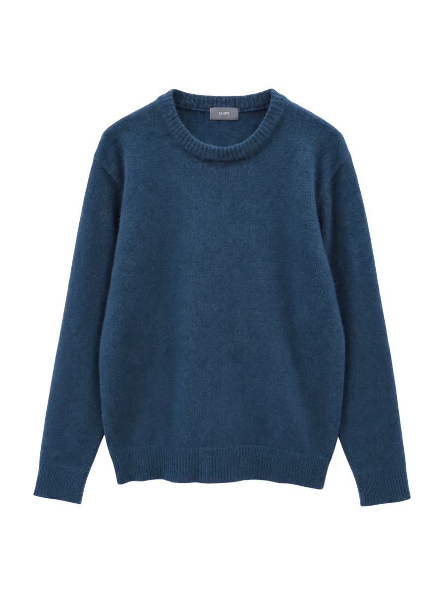 SU: MIX WOOL クルーネック ニット