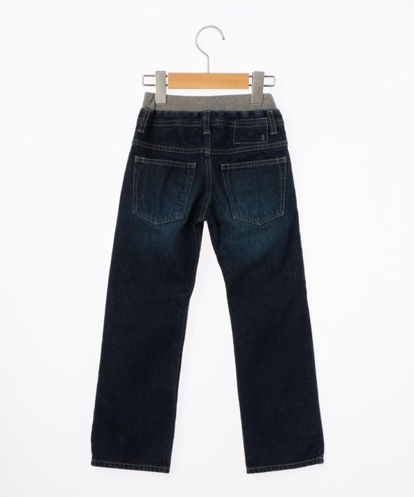SHIPS KIDS:ダブルウエスト デニム パンツ(100〜130cm)