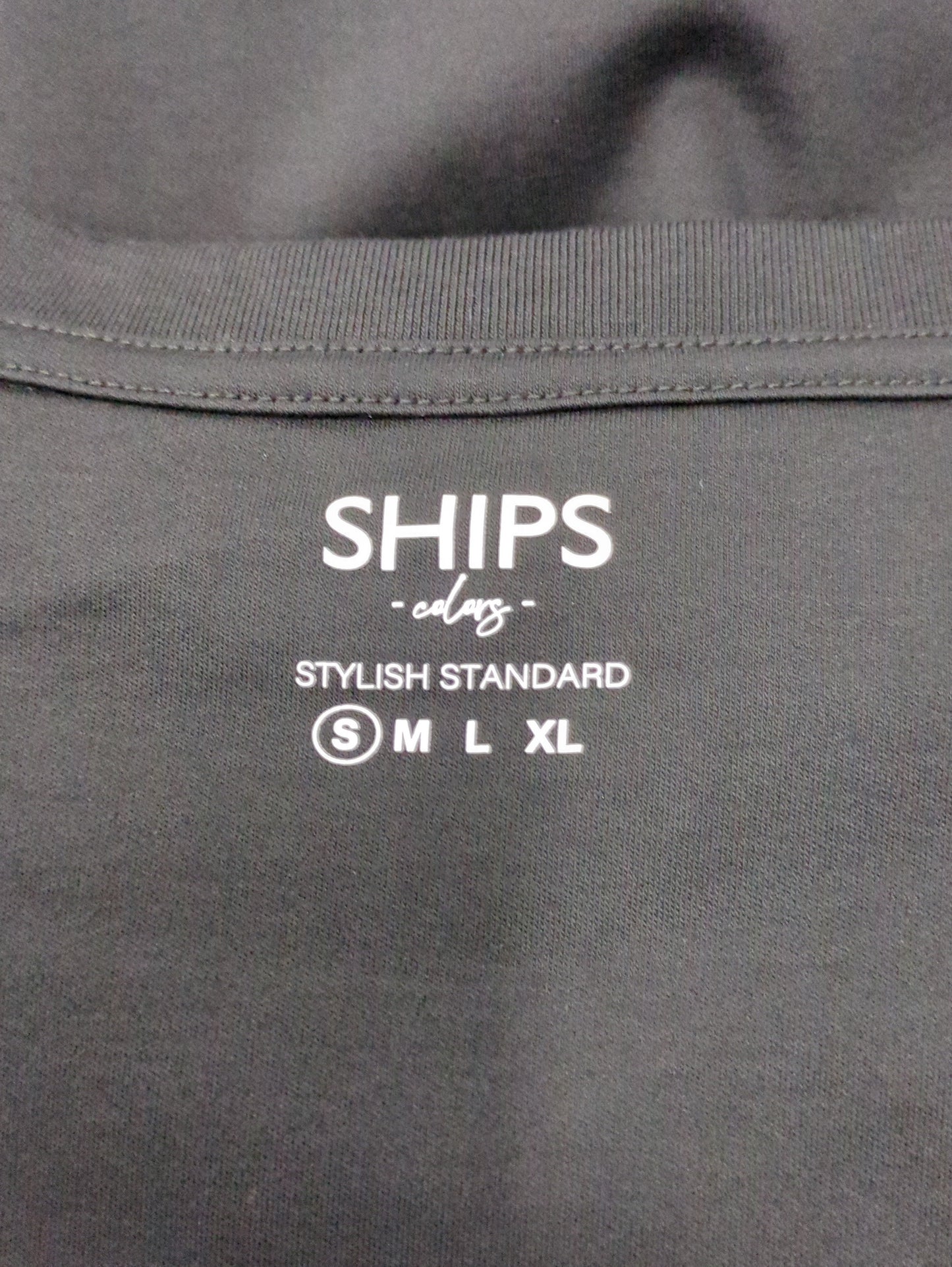 SHIPS Colors:シルケット コットン クルーネック Tシャツ (ロンT)