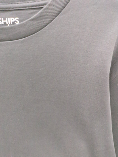 SHIPS Colors:シルケット コットン クルーネック Tシャツ (ロンT)