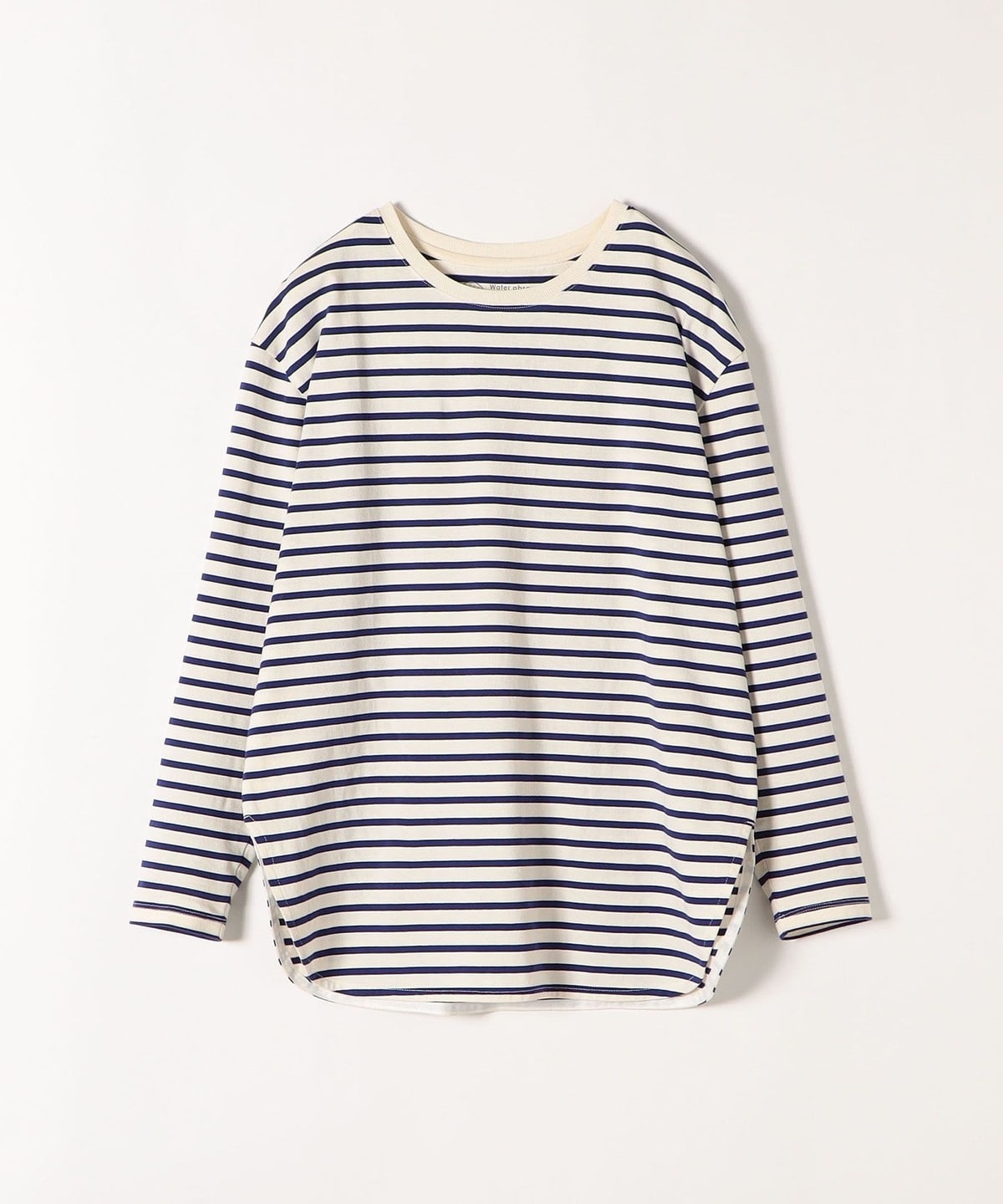 SHIPS any:〈吸水速乾〉ラウンドヘム ロングスリーブ ワイド TEE