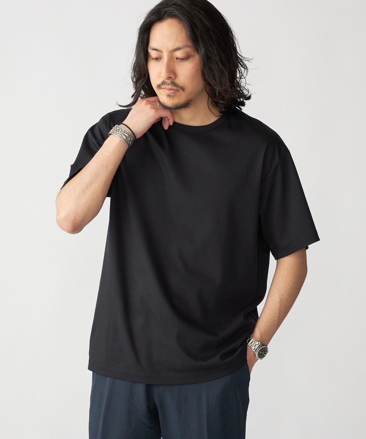 SHIPS: 〈接触冷感・汗染防止〉Tシャツ