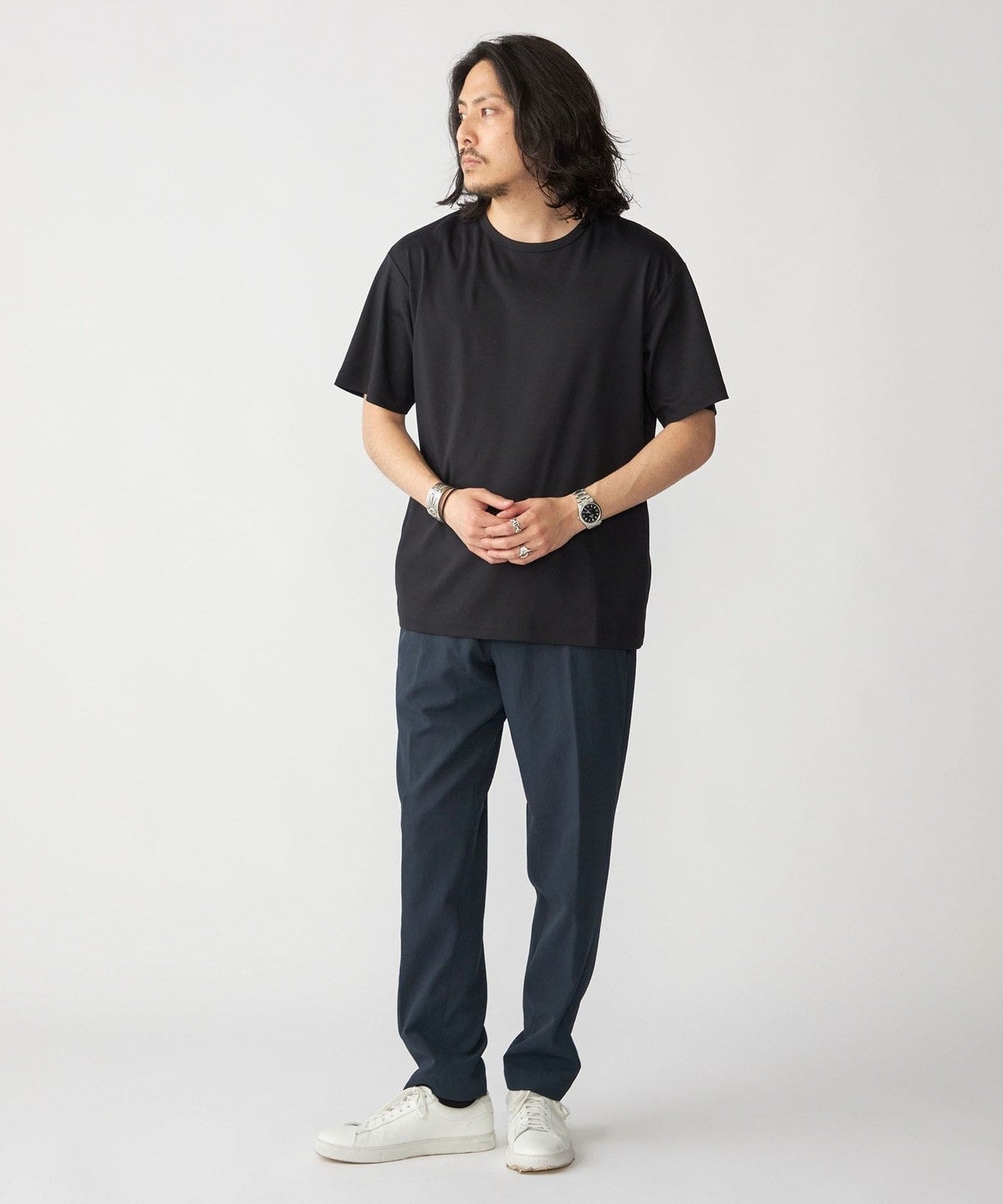 SHIPS: 〈接触冷感・汗染防止〉Tシャツ
