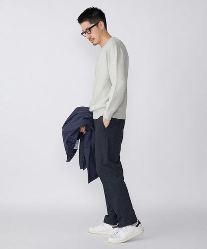 SHIPS:〈手洗い可能〉コットン カシミヤ ソリッド クルーネックニット