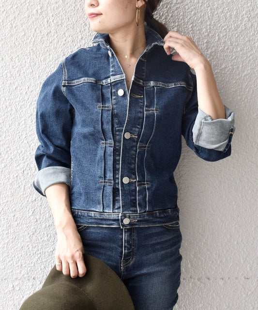 【WEB限定】〈手洗い可能〉スーパーストレッチデニムジャケット