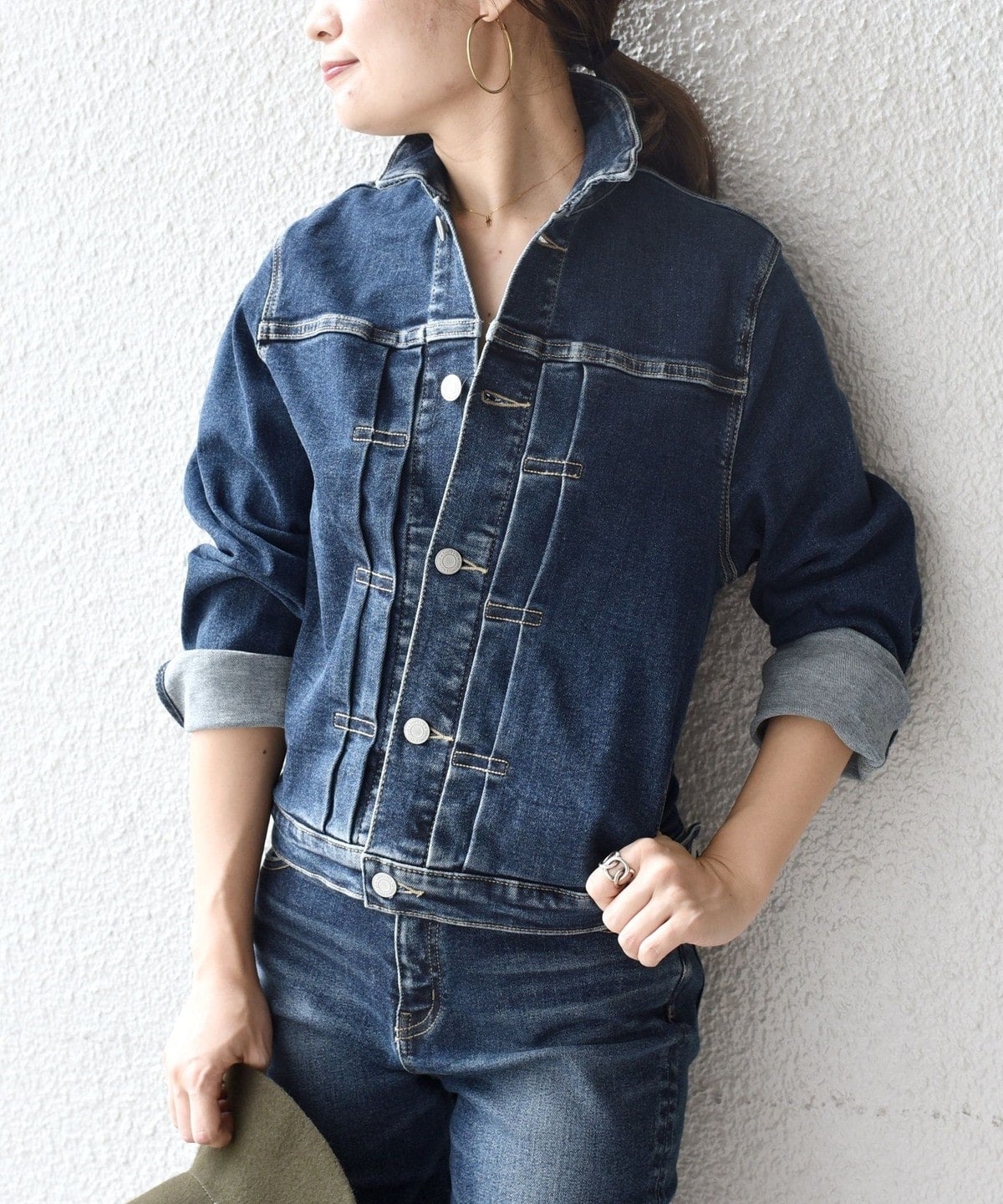 【WEB限定】〈手洗い可能〉スーパーストレッチデニムジャケット