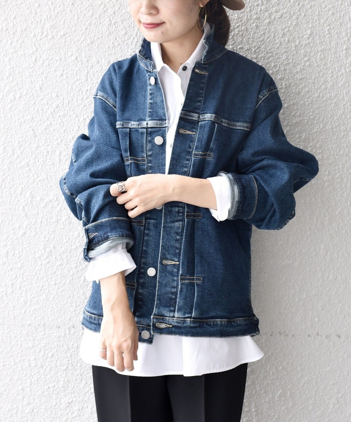 【WEB限定】〈手洗い可能〉スーパーストレッチデニムジャケット
