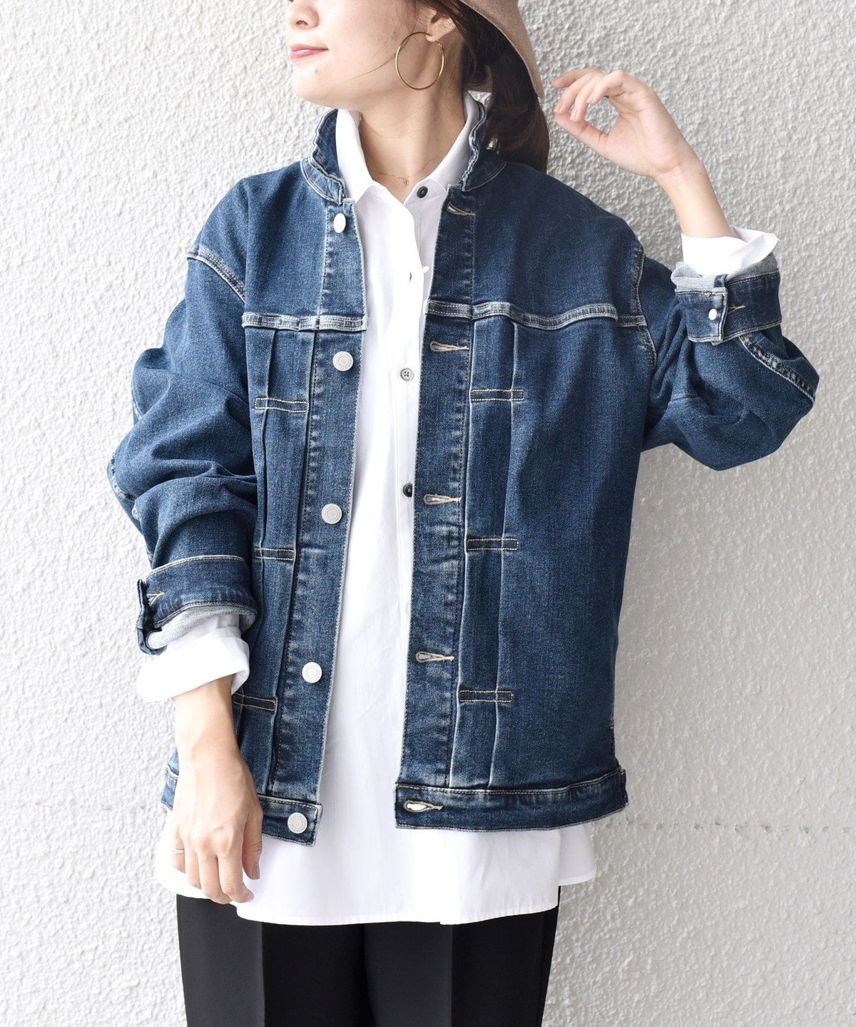 【WEB限定】〈手洗い可能〉スーパーストレッチデニムジャケット
