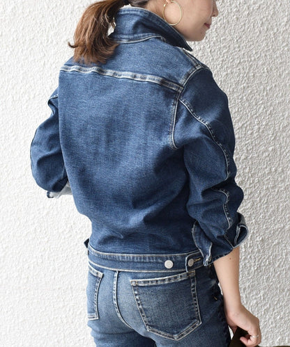 【WEB限定】〈手洗い可能〉スーパーストレッチデニムジャケット
