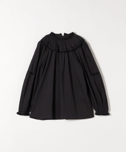 SHIPS any:〈洗濯機可能〉ラッフル レース カラー ブラウス