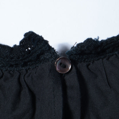 SHIPS any:〈洗濯機可能〉ラッフル レース カラー ブラウス