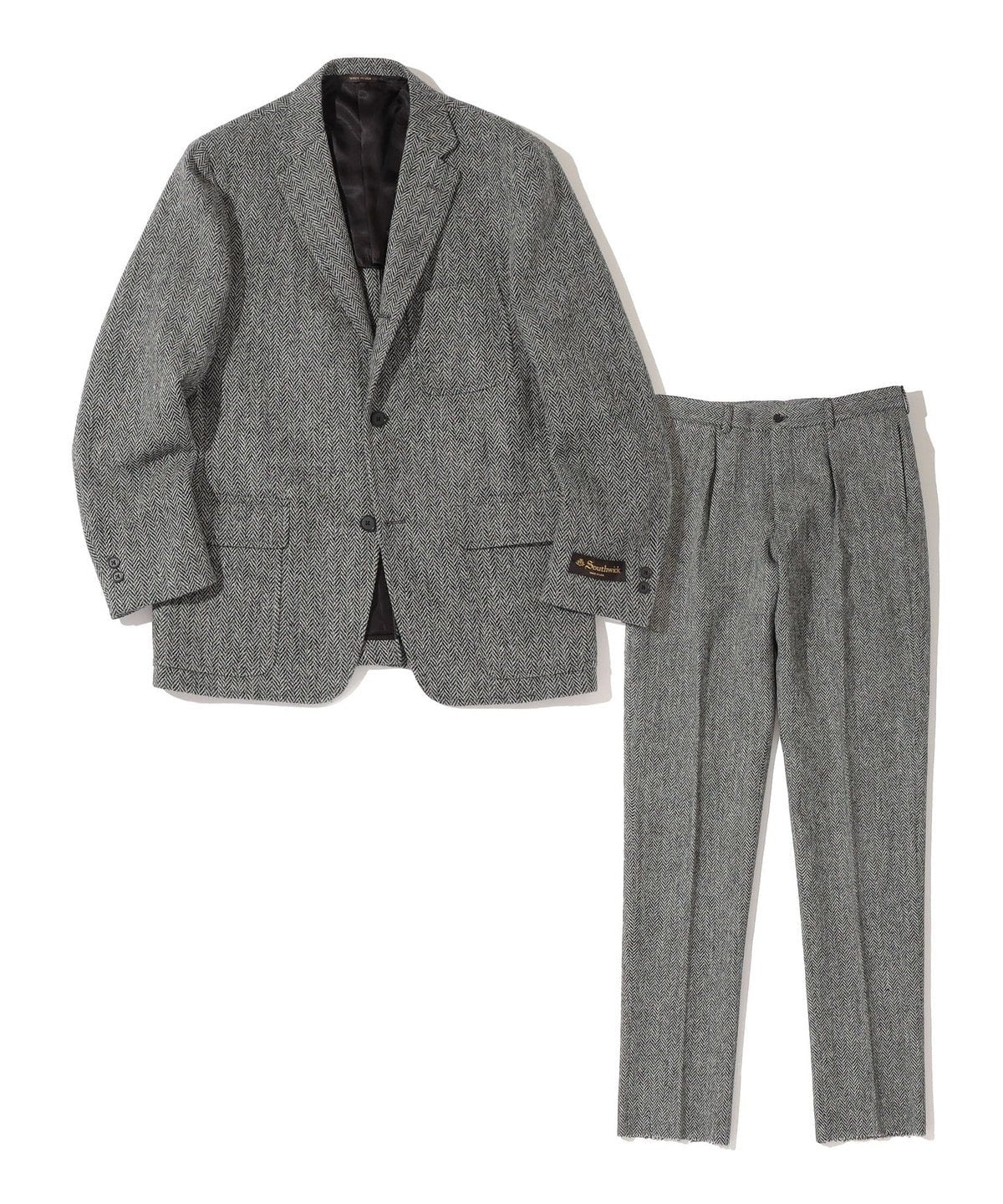 Southwick: HarrisTweed 1タック IVY トラウザーズ