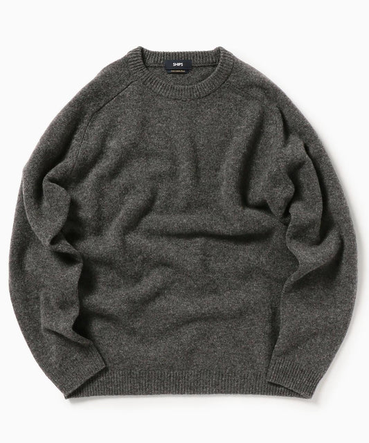 SHIPS: CHIAVAZZA ジーロンラム クルーネック プルオーバー ニット