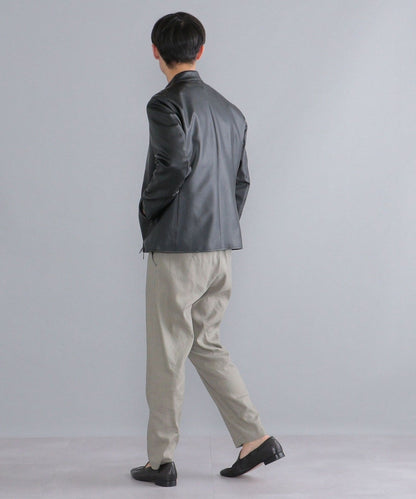 SHIPS: Synthetic Leather シングルライダース ジャケット 22SS