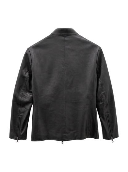 SHIPS: Synthetic Leather シングルライダース ジャケット 22SS