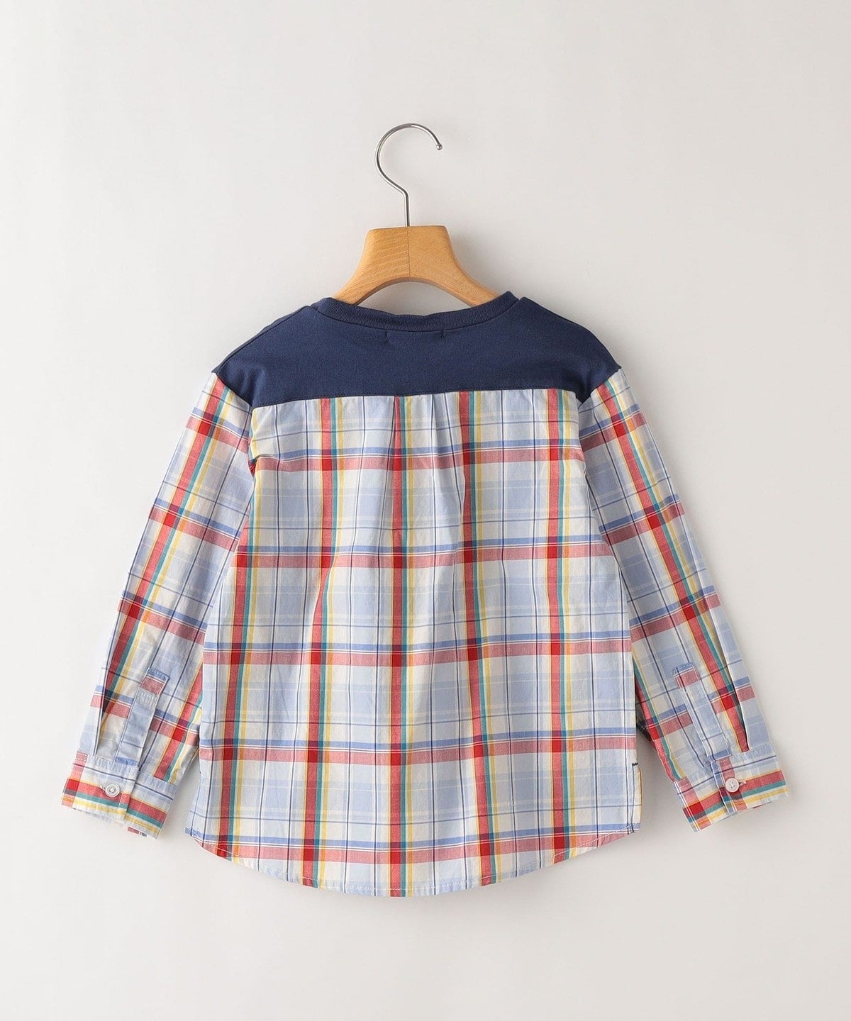 SHIPS KIDS:シャツ コンビ カットソー(100〜130cm)