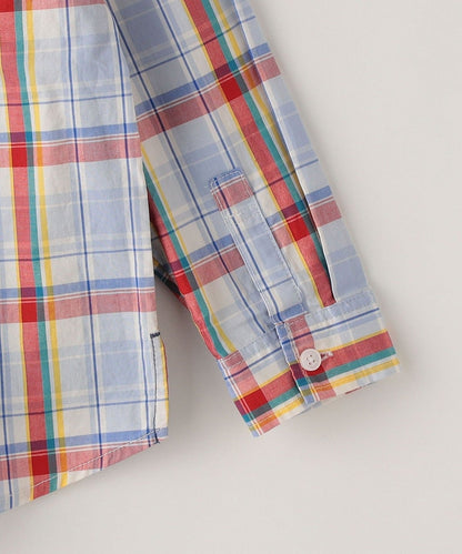 SHIPS KIDS:シャツ コンビ カットソー(100〜130cm)